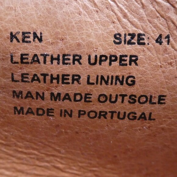 Miz Mooz Ken Pewter Metallic Silver Leather Flats Loafers Womens 41 US 9.5-10 - Picture 13 of 13